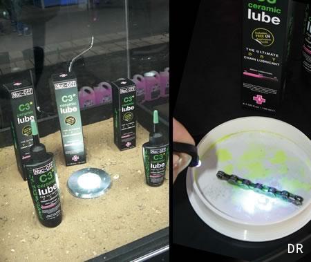 Nouveau lubrifiant Muc Off pour terrain sec.