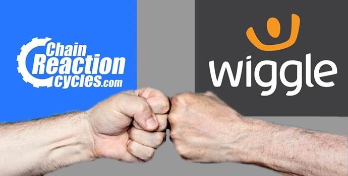 sites internet vélo Chain Reaction et Wiggle