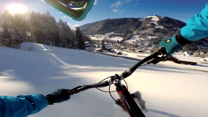 mountain bike is the new ski