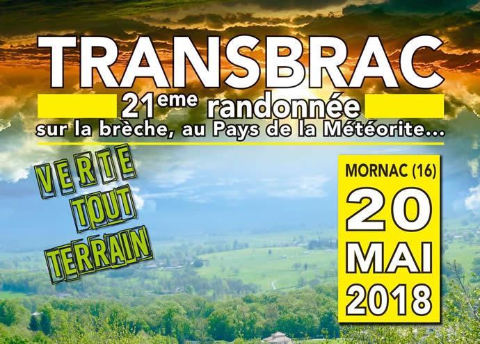 Randos et raids VTT Transbrac 2018 en Charente