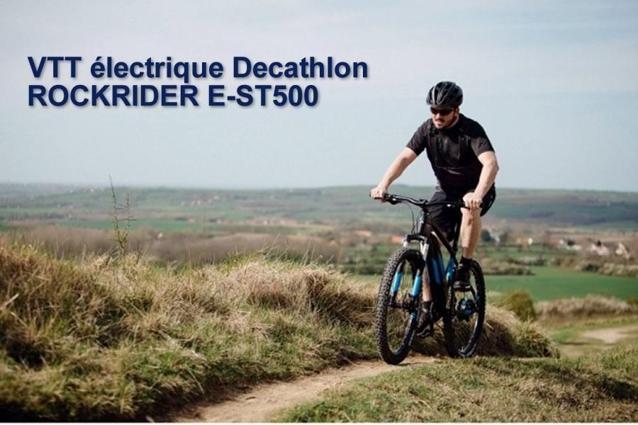 VTT électrique Decathlon ROCKRIDER E-ST500