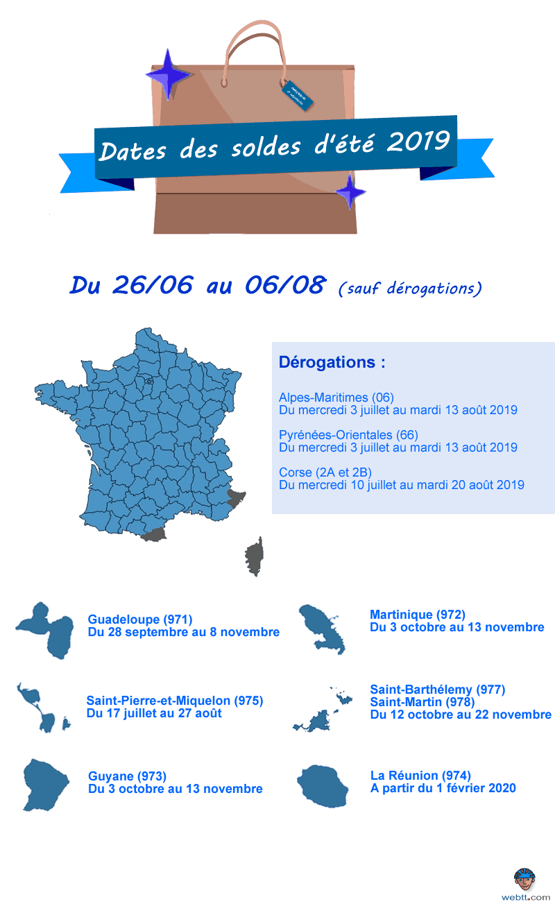 Dates des soldes 2019