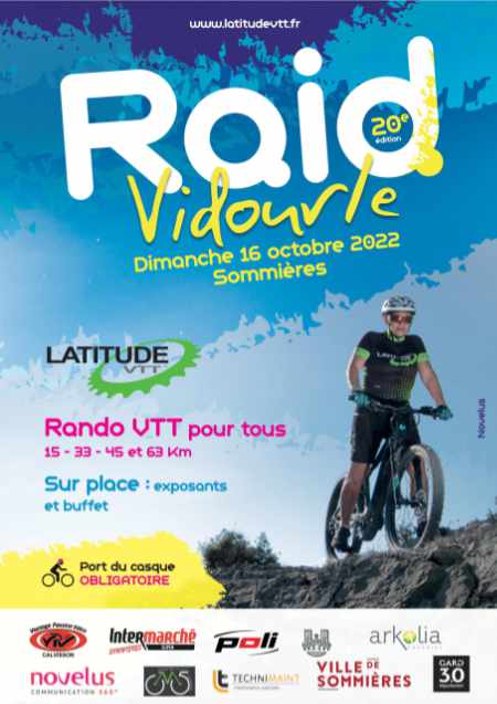 affiche raid Vidourle Sommières