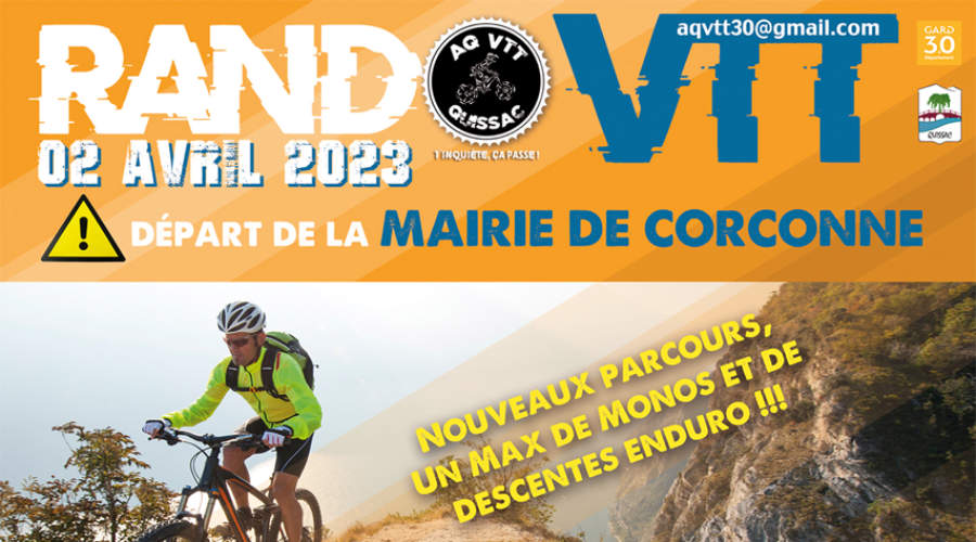 la randonnée VTT à Quissac