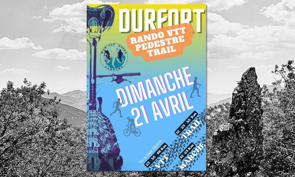 la randonnée VTT à Durfort