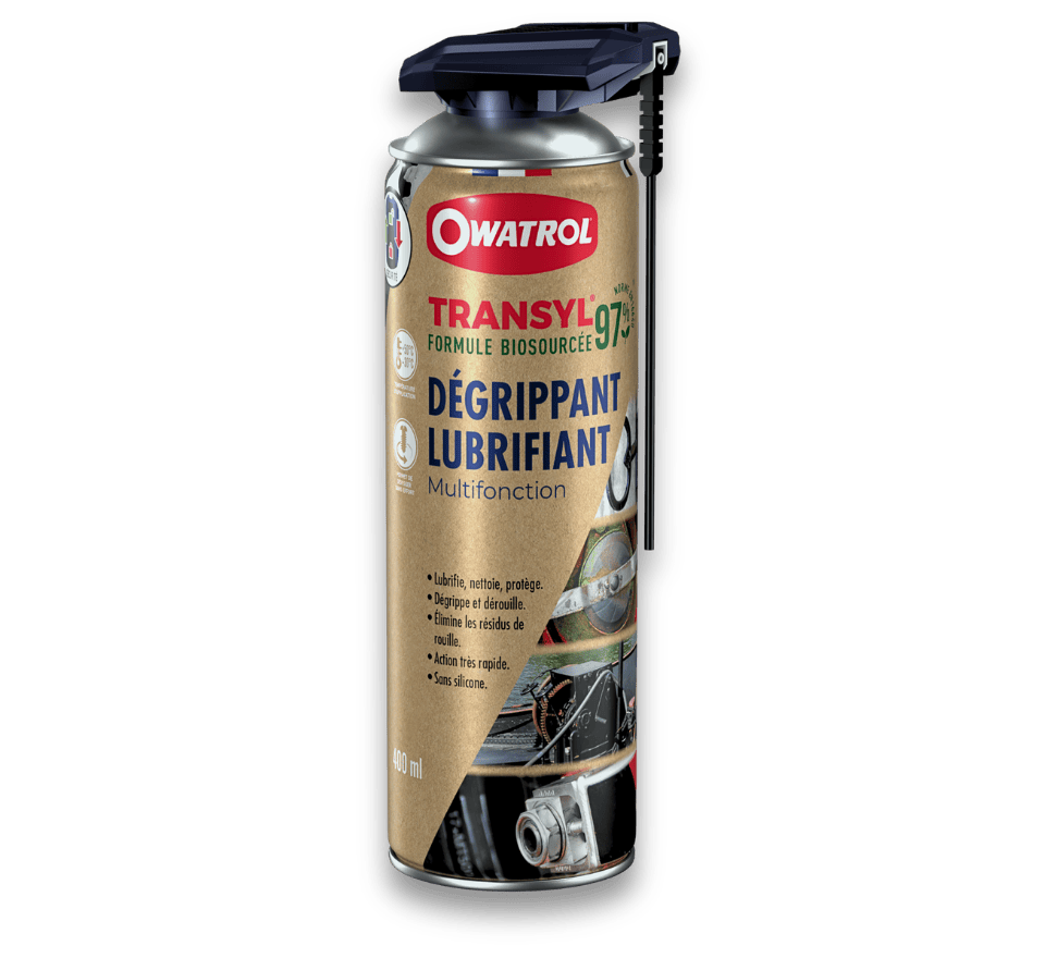Le dégrippant TRANSYL® 97 d'Owatrol passe au biosourcé