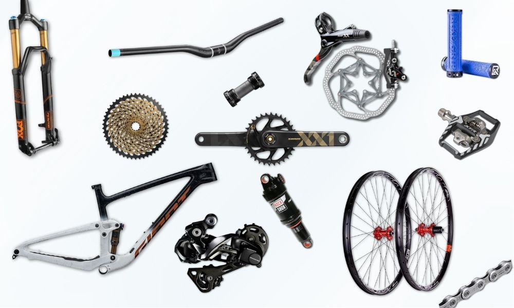 les composants d'un VTT moderne
