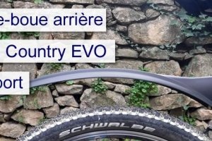 Test du garde-boue arrière Cross Country EVO de Polisport