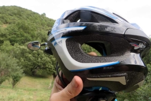 Test du rétroviseur pour casque de vélo