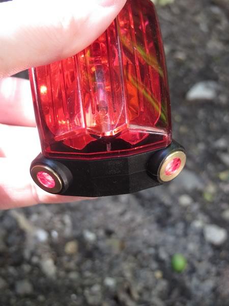 5 nouvelles LED 3 Mode Eclairage pour vélo arrière lampe feu rouge