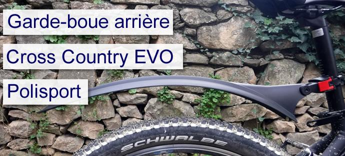 garde-boue arrière Cross Country EVO pour VTT