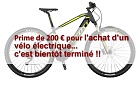 Prime achat vélo électrique