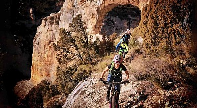 VTT dans le parc naturel de la Sierra