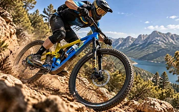 une VTT mullet avec grandes roues