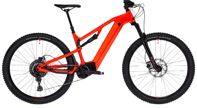 le VTT électrique tout-suspendu Rockrider E-EXPL 520 S
