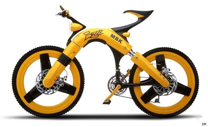 Le VTT futuriste MBK Bzzz, petit retour dans les années 90